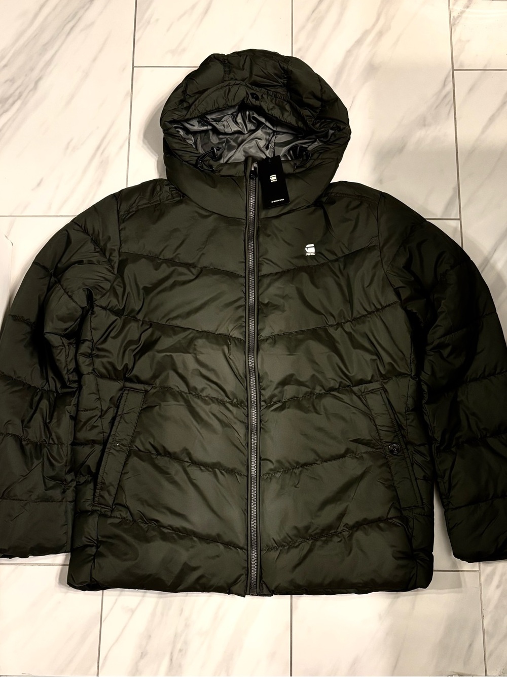 Men’s G-Star Raw Hooded Puffer Jacket